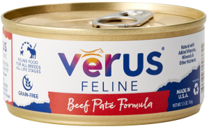 VeRUS Grain-Free Beef Pate Formula Cat Food