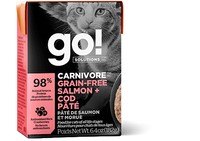 Go! Carnivore Grain Free Salmon + Cod Pâté for Cats 
