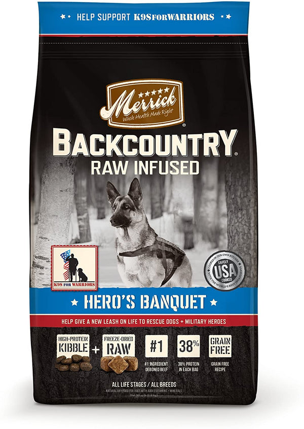 Merrick Grain Free Backcountry Hero's Banquet Recipe Dog Food