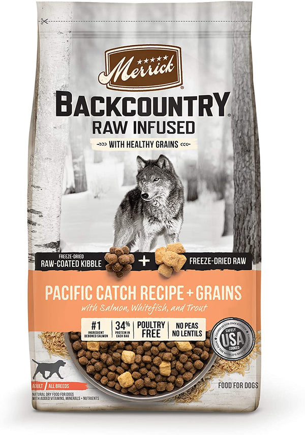 Merrick Backcountry Pacific Catch Recipe with Healthy Grains Dog Food