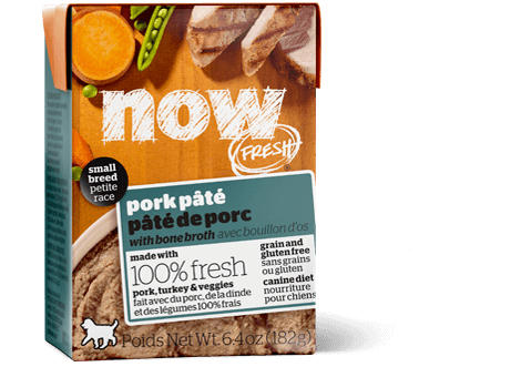 Now Fresh Grain Free Small Breed Pork Pate for Dogs PetFoodStation