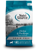 Nutrisource Grain Free Chicken and Pea Dry Dog Food