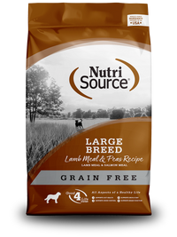 Nutrisource Grain Free Large Breed Lamb Meal Dry Dog Food