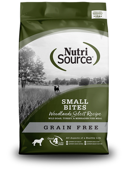 Nutrisource Grain Free Small Bites Woodlands Select Dry Dog Food