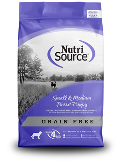 Nutrisource Grain Free Small and Medium Breed Puppy Dry Food