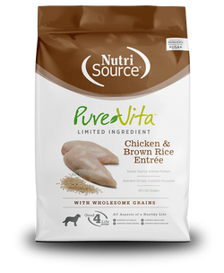 PureVita Chicken and Brown Rice Dry Dog Food