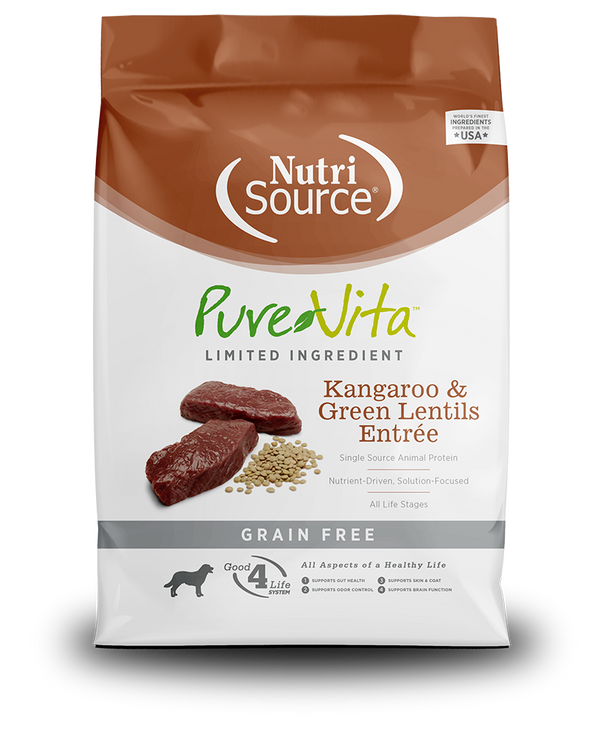 PureVita Grain Free Kangaroo and Green Lentils Dry Dog Food