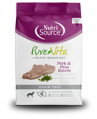 PureVita Grain Free Pork and Peas Dry Dog Food