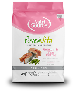 PureVita Grain Free Salmon and Peas Dry Dog Food