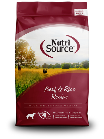 Nutrisource Adult Beef and Rice Dry Dog Food