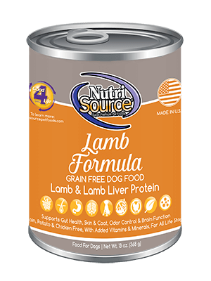 Nutrisource Grain Free Lamb Canned Dog Food