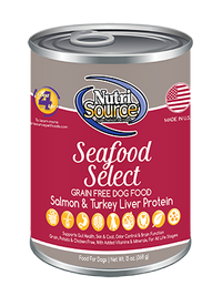 Nutrisource Grain Free Seafood Select Canned Dog Food