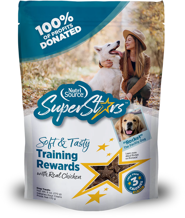 Nutrisource SuperStars Soft and Tasty Training Treats with Chicken