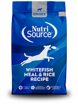 Nutrisource Choice for Dogs Whitefish Meal & Rice Recipe