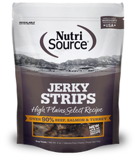 Nutrisource Jerky Strips High Plains Select Recipe Dog Treats