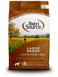 Nutrisource Large Breed Adult Lamb Meal and Rice Dry Dog Food