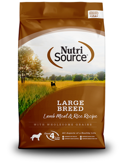 Nutrisource Large Breed Adult Lamb Meal and Rice Dry Dog Food