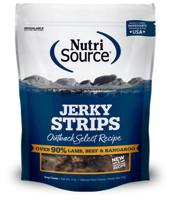 Nutrisource Jerky Strips Outback Select Recipe Dog Treats