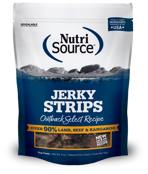 Nutrisource Jerky Strips Outback Select Recipe Dog Treats