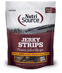 Nutrisource Jerky Strips Prairie Select Recipe Dog Treats