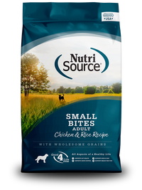 Nutrisource Adult Chicken & Rice Small Bites Dry Dog Food
