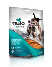 Nulo FreeStyle Dog Jerky Strip Treat Salmon with Strawberry
