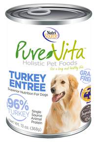 PureVita Grain Free Turkey Entree Wet Dog Food