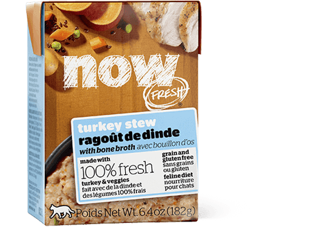 Now! Fresh Grain Free Turkey Stew for Cats