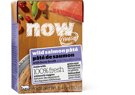 NOW FRESH Grain Free Wild Salmon Pâté for cats