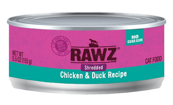 RAWZ Shredded Chicken & Duck Cat Food