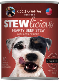 Dave's Stewlicious Hearty Beef Stew Canned Dog Food