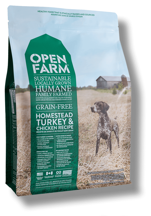 OPEN FARM Grain-Free Homestead Turkey & Chicken Recipe for Dogs