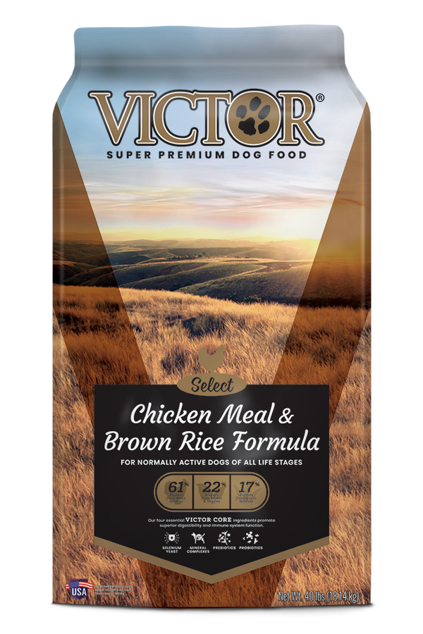 Victor Select Chicken Meal and Brown Rice Dog Food