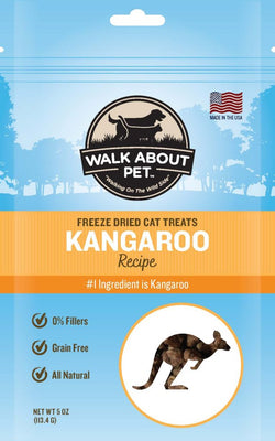 Walk About Premium Freeze Dried Kangaroo Recipe Cat Treats