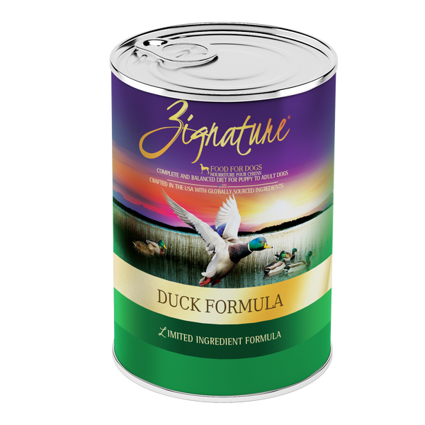Zignature Duck Canned Dog Food Formula