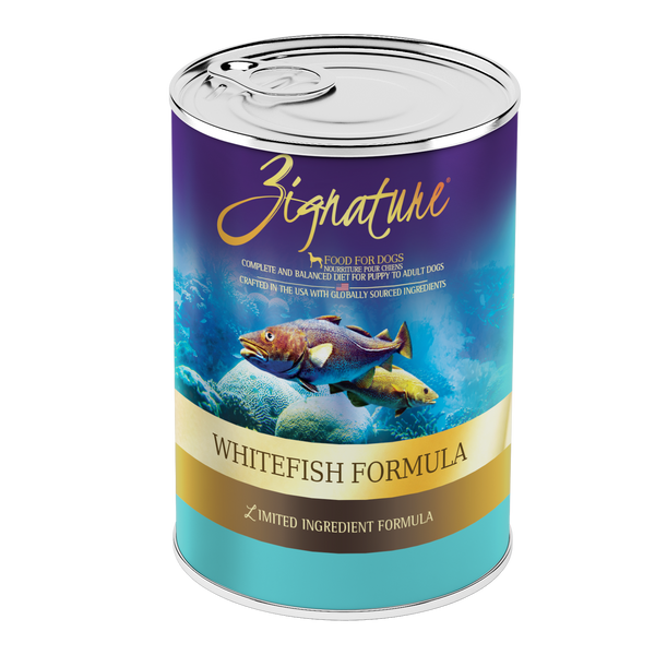Zignature Whitefish Canned Dog Food Formula
