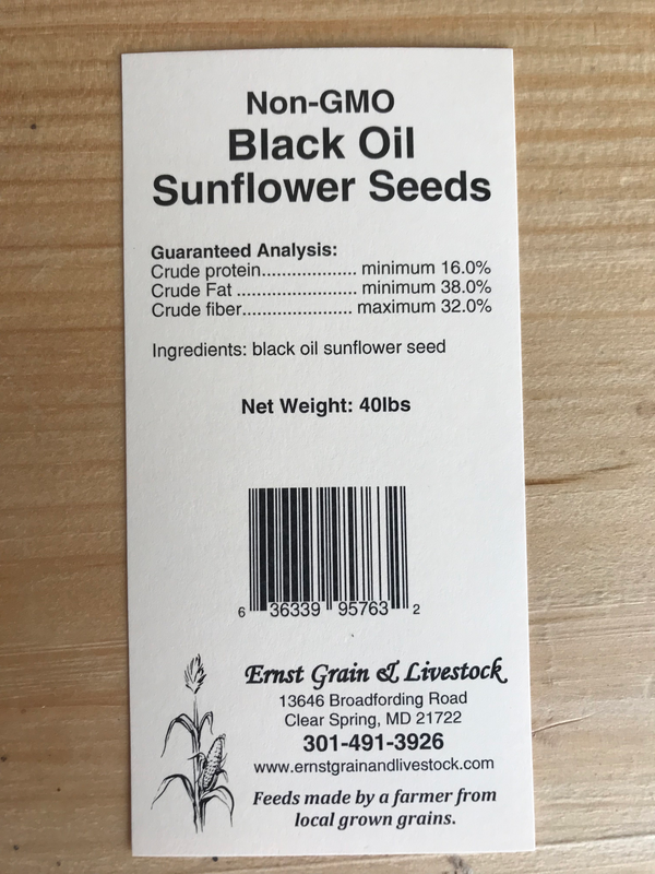 Ernst Grain Black Oil Sunflowers, Non-GMO