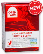 OPEN FARM Grain-Free Grass-Fed Beef Rustic Blend for Cats