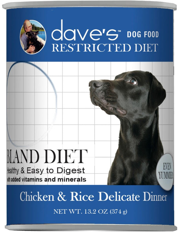 Dave's Pet Food Restricted Diet Bland – Chicken and Rice Canned Dog Food
