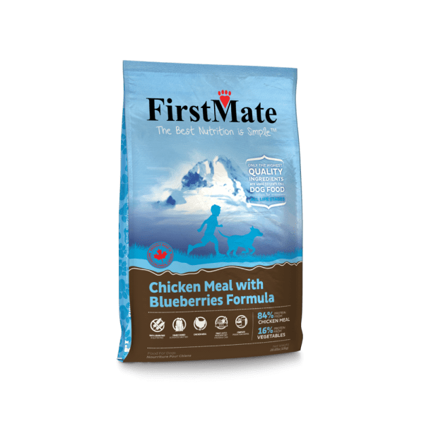 FirstMate Grain Free Limited Ingredient Diet Chicken Meal with Blueberries Formula Dog Food