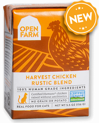 OPEN FARM Grain-Free Harvest Chicken Rustic Blend for Cats