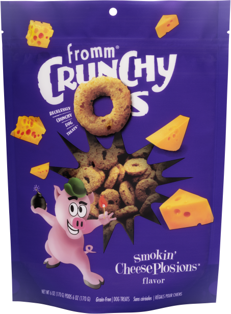 Fromm Crunchy O's Smokin' CheesePlosion Dog Treats