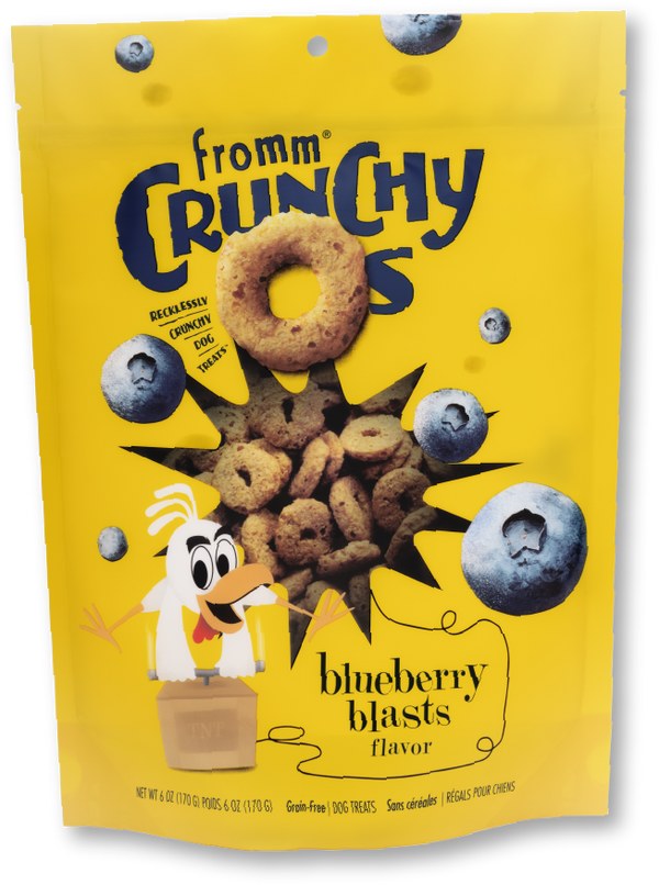 Fromm Crunchy O's Blueberry Blasts with Chicken Dog Treats