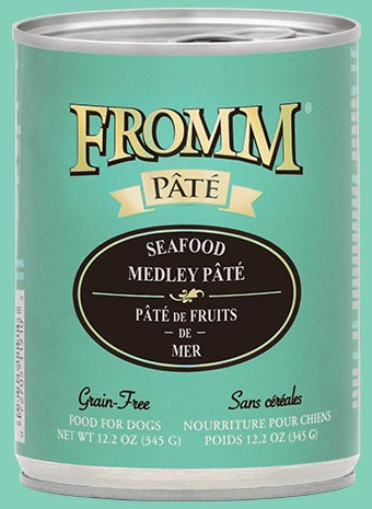 Fromm Grain Free Seafood Medley Pate Canned Wet Dog Food