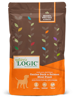 Nature's Logic Duck and Salmon Meal Feast Dry Food for Dogs