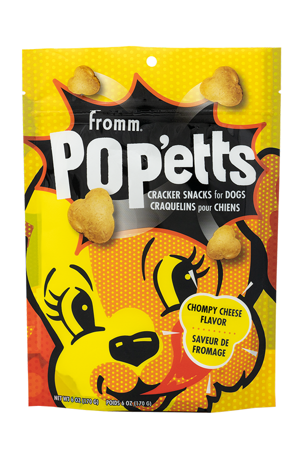 Fromm Pop'etts Chompy Cheese Flavor Dog Treats