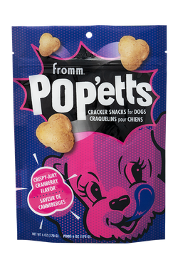 Fromm Pop'etts Crispy-Airy Cranberry Flavor Dog Treats