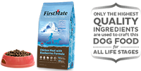 FirstMate Grain Free Limited Ingredient Diet Chicken Meal with Blueberries Formula Dog Food