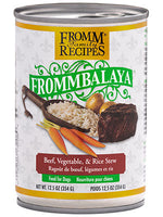 Fromm Recipes Frommbalaya Beef, Vegetables, & Rice Stew Canned Dog Food