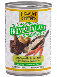 Fromm Recipes Frommbalaya Lamb, Vegetables & Rice Stew Canned Dog Food